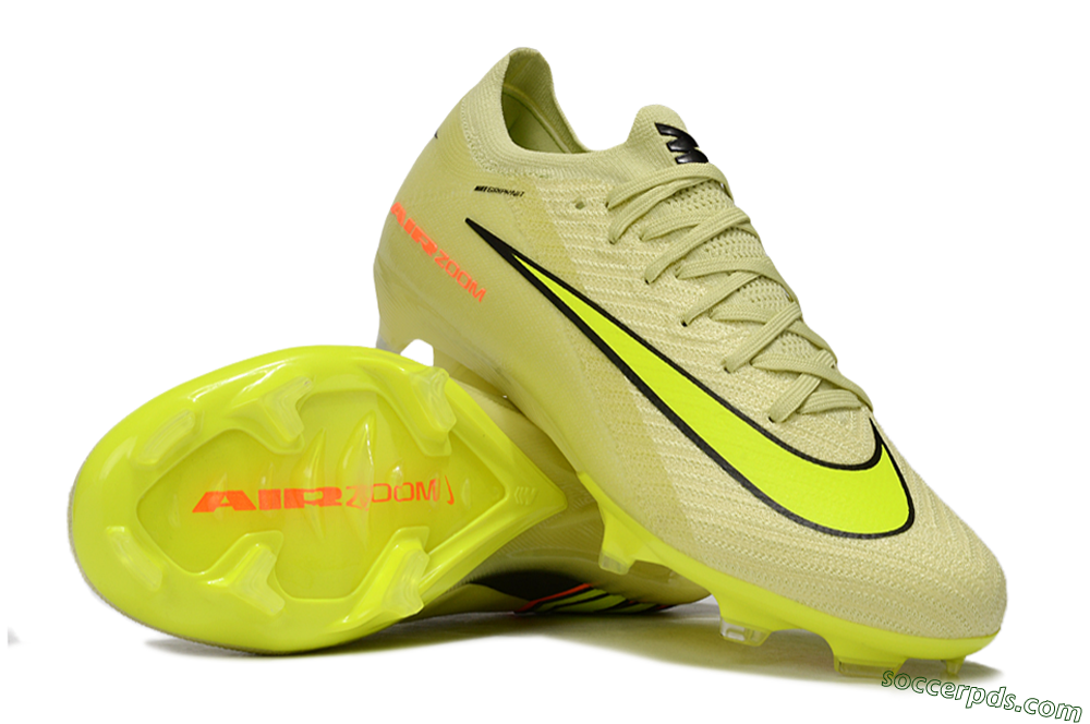 Nike Air Zoom Mercurial Vapor 16 Elite FG Low-Tops Football Boots - Brown/Yellow/Black 0