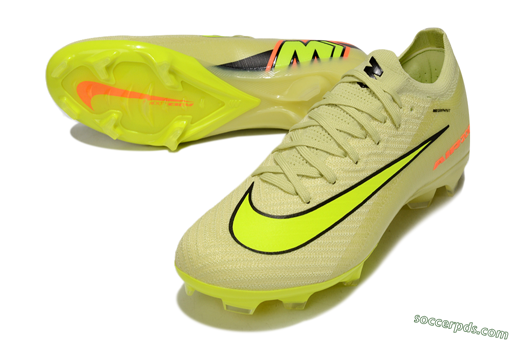 Nike Air Zoom Mercurial Vapor 16 Elite FG Low-Tops Football Boots - Brown/Yellow/Black 3