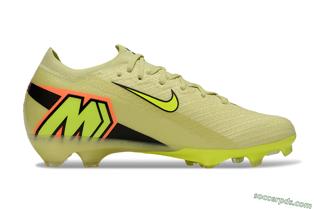 Nike Air Zoom Mercurial Vapor 16 Elite FG Low-Tops Football Boots - Brown/Yellow/Black 5