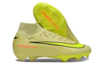 Nike Air Zoom Mercurial Superfly 10 Elite FG High-Tops Football Boots - Brown/Yellow/Black