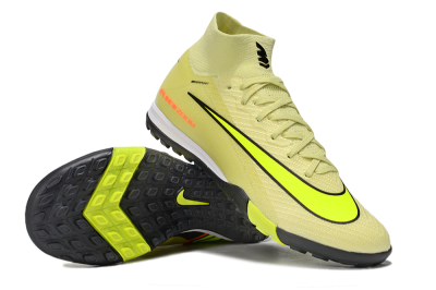 Nike Air Zoom Mercurial Superfly 10 Elite TF High-Tops Football Shoes - Brown/Yellow/Black