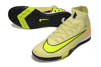 Nike Air Zoom Mercurial Superfly 10 Elite TF High-Tops Football Shoes - Brown/Yellow/Black