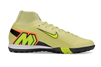 Nike Air Zoom Mercurial Superfly 10 Elite TF High-Tops Football Shoes - Brown/Yellow/Black