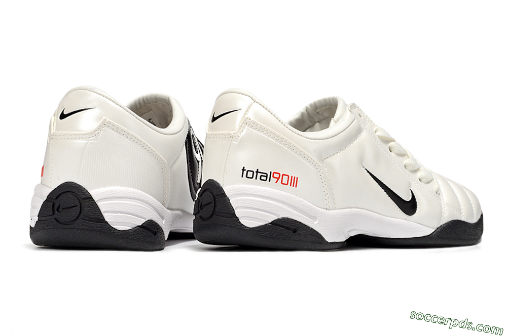 Nike Total 90 II IC Low-Tops Football Shoes - Beige/Black/White 7