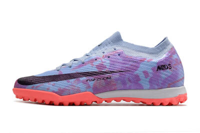 Nike Air Zoom Mercurial Vapor 16 Elite TF Low-Tops Football Shoes - Jade/Purple/Red