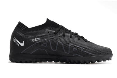 Nike Air Zoom Mercurial Vapor 16 Elite TF Low-Tops Football Shoes - Black/White/Yellow