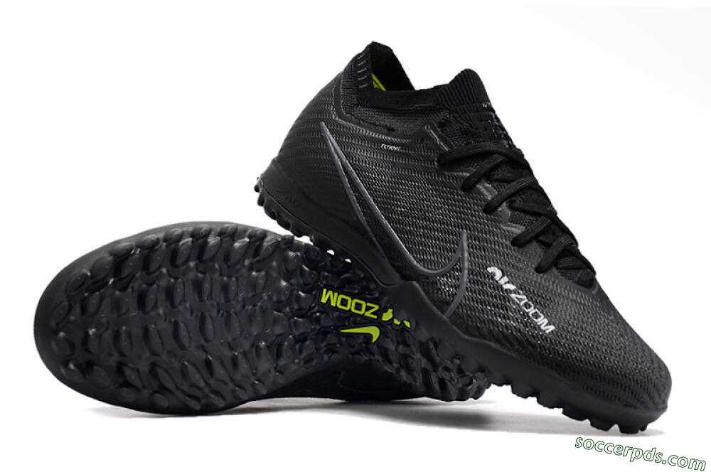 Nike Air Zoom Mercurial Vapor 16 Elite TF Low-Tops Football Shoes - Black/White/Yellow 0
