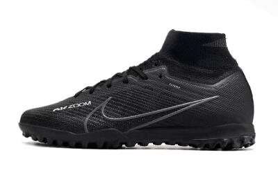 Nike Air Zoom Mercurial Superfly 10 Elite TF High-Tops Football Shoes - Black/White/Yellow