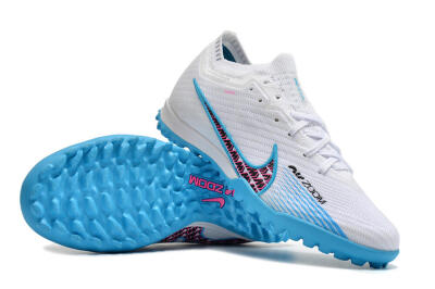 Nike Air Zoom Mercurial Vapor 16 Elite TF Low-Tops Football Shoes - White/Red/Blue
