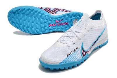 Nike Air Zoom Mercurial Vapor 16 Elite TF Low-Tops Football Shoes - White/Red/Blue