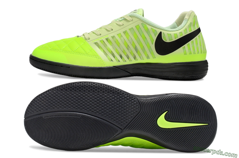 Nike Lunar Gato 2 IC Low-Tops Football Shoes - Yellow/Black 0