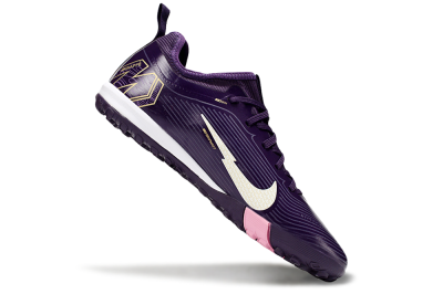 Nike Air Zoom Mercurial Vapor 16 Pro TF Low-Tops Football Shoes - Purple/White/Gold