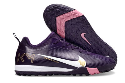 Nike Air Zoom Mercurial Vapor 16 Pro TF Low-Tops Football Shoes - Purple/White/Gold
