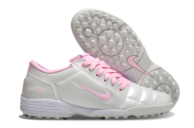 Nike Total 90 II TF Low-Tops Football Shoes - Beige/Pink/White