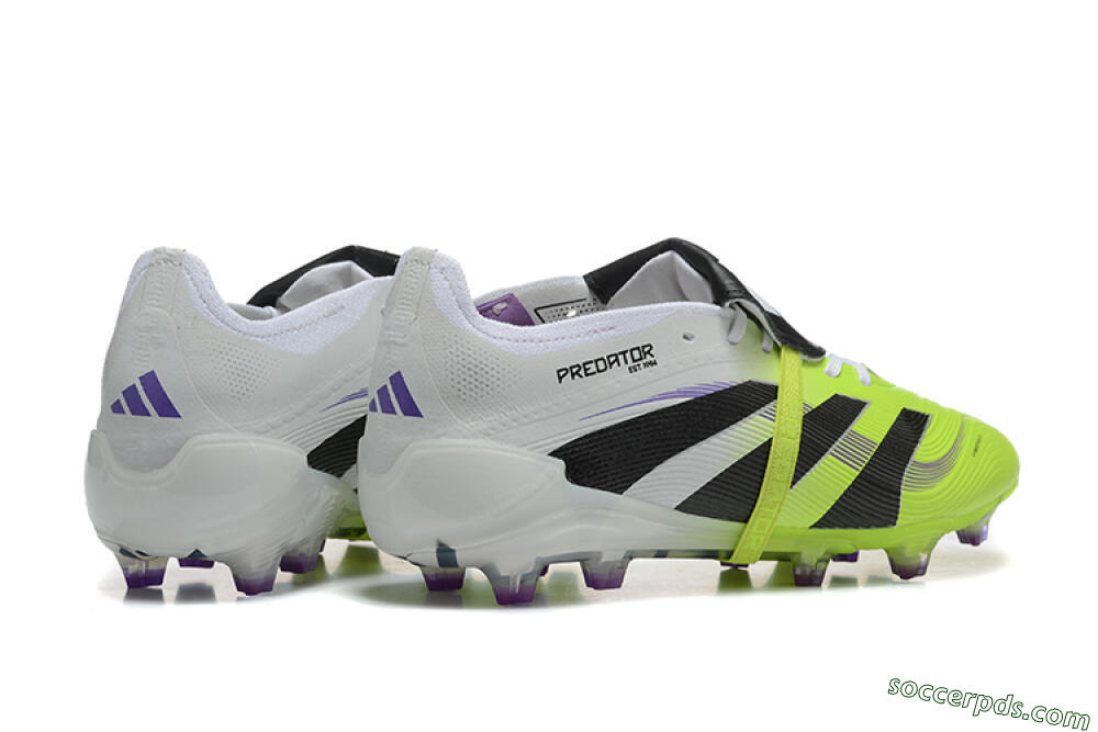 Adidas Predator 25 Elite Foldover Tongue FG Low-Tops Football Boots - Yellow/Black 9
