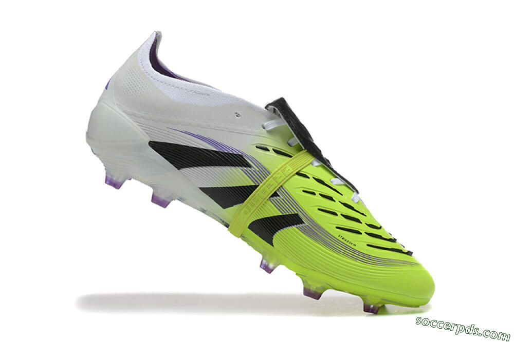 Adidas Predator 25 Elite Foldover Tongue FG Low-Tops Football Boots - Yellow/Black 7