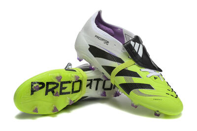 Adidas Predator 25 Elite Foldover Tongue FG Low-Tops Football Boots - Yellow/Black