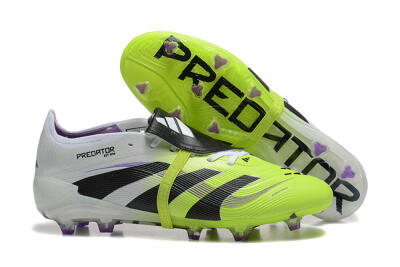 Adidas Predator 25 Elite Foldover Tongue FG Low-Tops Football Boots - Yellow/Black