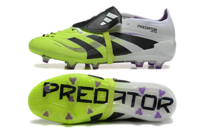 Adidas Predator 25 Elite Foldover Tongue FG Low-Tops Football Boots - Yellow/Black