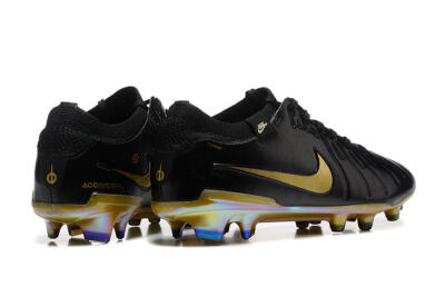Nike Tiempo Legend 10 Elite FG Low-Tops Football Boots - Black/Gold
