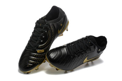 Nike Tiempo Legend 10 Elite FG Low-Tops Football Boots - Black/Gold