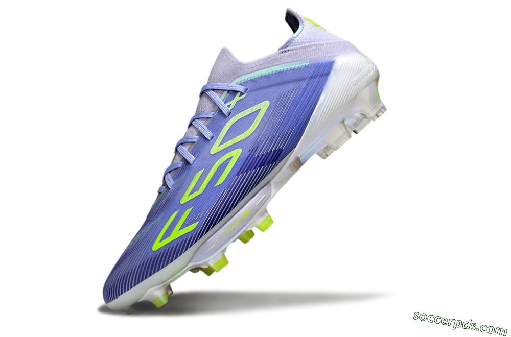 Adidas F50+ Elite Lightstrike Pro FG Low-Tops Football Boots - Blue/Yellow 5