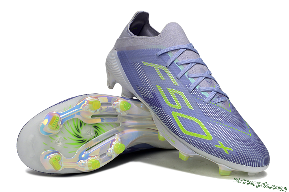 Adidas F50+ Elite Lightstrike Pro FG Low-Tops Football Boots - Blue/Yellow 3