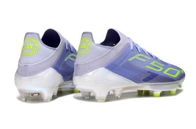 Adidas F50+ Elite Lightstrike Pro FG Low-Tops Football Boots - Blue/Yellow