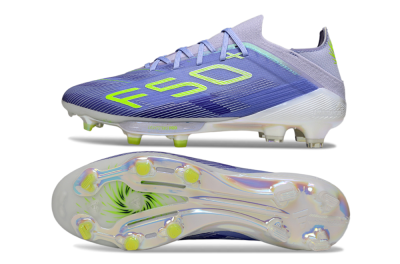Adidas F50+ Elite Lightstrike Pro FG Low-Tops Football Boots - Blue/Yellow