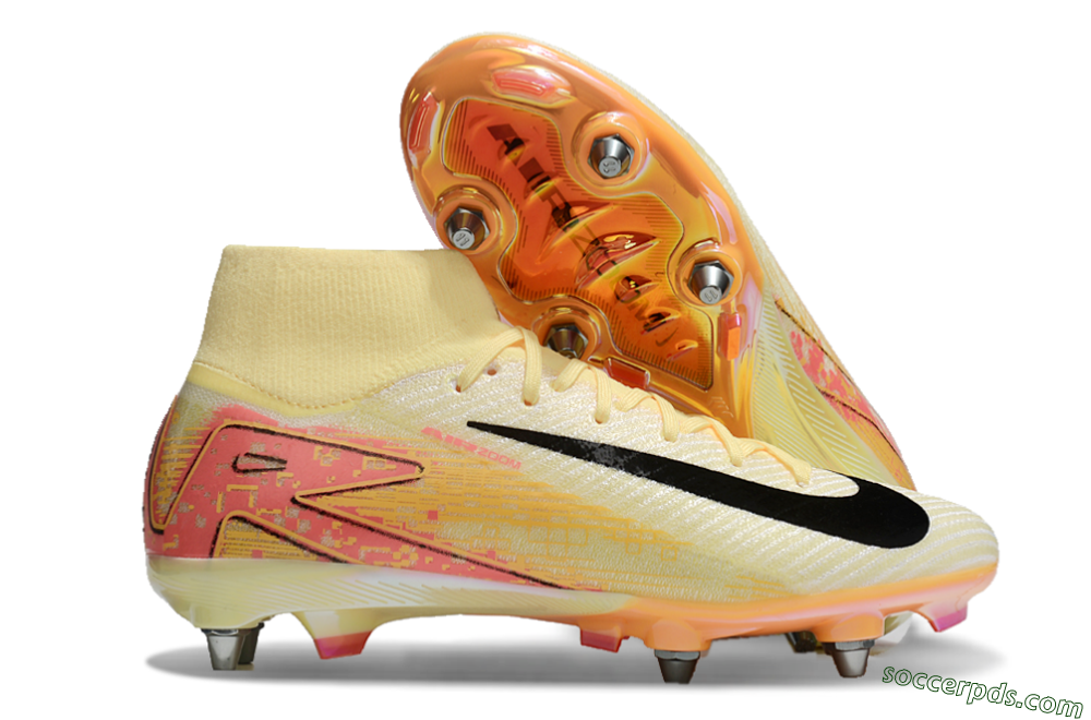 Nike Air Zoom Mercurial Superfly 10 Elite SG High-Tops Football Boots - Yellow/Black/Red 1