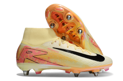 Nike Air Zoom Mercurial Superfly 10 Elite SG High-Tops Football Boots - Yellow/Black/Red