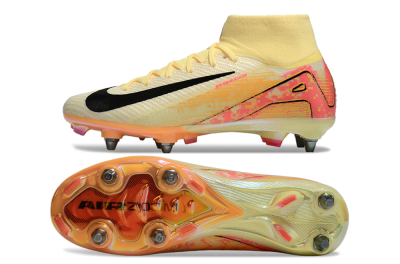 Nike Air Zoom Mercurial Superfly 10 Elite SG High-Tops Football Boots - Yellow/Black/Red