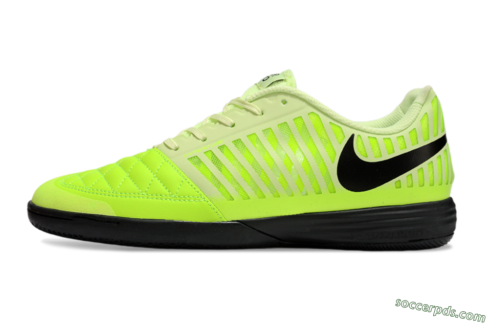 Nike Lunar Gato 2 IC Low-Tops Football Shoes - Yellow/Black 2