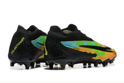 Nike Phantom GX Elite FG Low-Tops Football Boots - Black/Rainbow