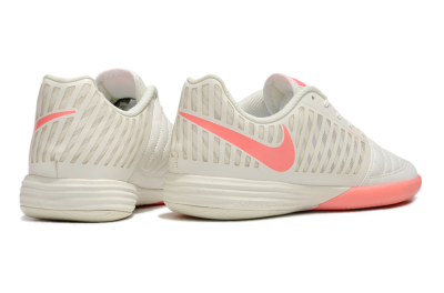 Nike Lunar Gato 2 IC Low-Tops Football Shoes - Beige/Red