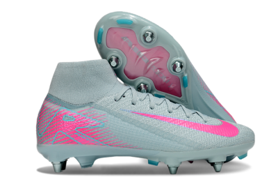 Nike Air Zoom Mercurial Superfly 10 Elite SG High-Tops Football Boots - Jade/Pink