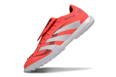 Adidas Predator Elite Foldover Tongue TF Low-Tops Football Shoes - Red/White/Black