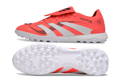 Adidas Predator Elite Foldover Tongue TF Low-Tops Football Shoes - Red/White/Black