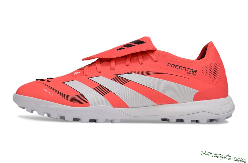 Adidas Predator Elite Foldover Tongue TF Low-Tops Football Shoes - Red/White/Black 2
