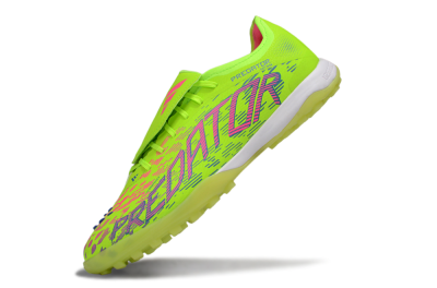 Adidas Predator Elite Foldover Tongue TF Low-Tops Football Shoes - Yellow/Pink/White