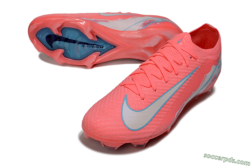 Nike Air Zoom Mercurial Vapor 16 Elite FG Low-Tops Football Boots - Red/Jade/Grey 3