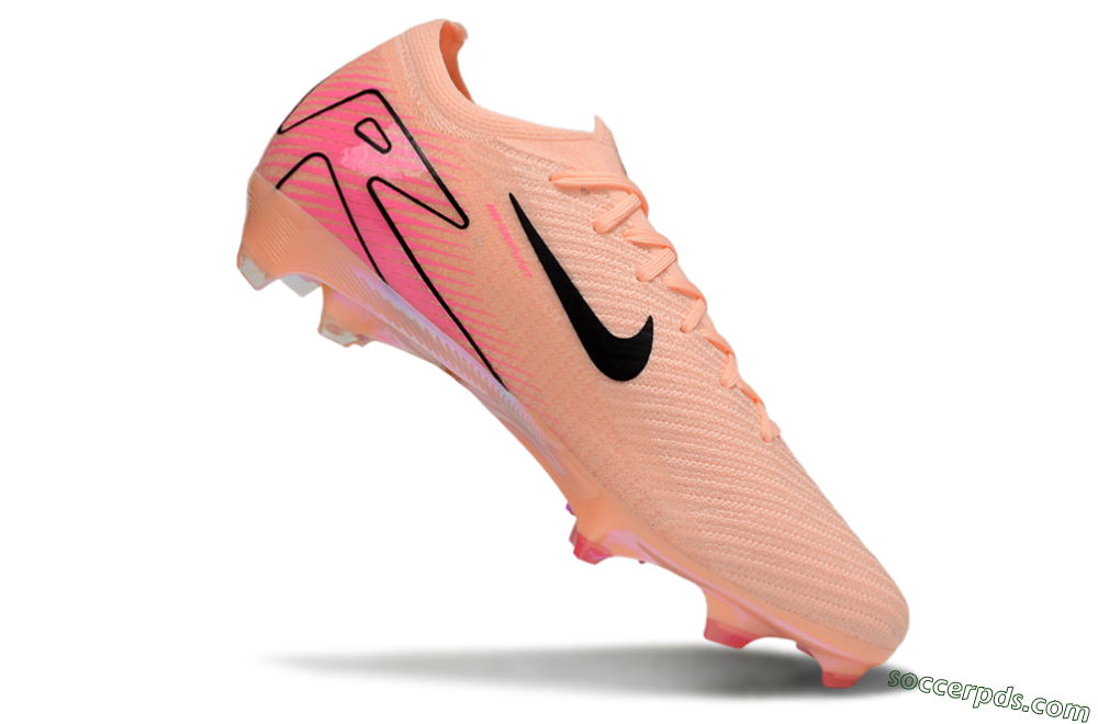 Nike Air Zoom Mercurial Vapor 16 Elite FG Low-Tops Football Boots - Pink/Black/Gold 4