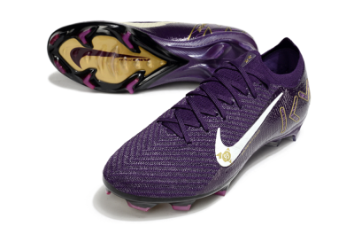Nike Air Zoom Mercurial Vapor 16 Elite FG Low-Tops Football Boots - Purple/White/Gold
