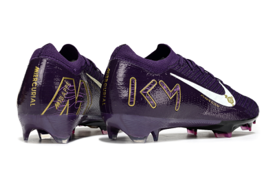 Nike Air Zoom Mercurial Vapor 16 Elite FG Low-Tops Football Boots - Purple/White/Gold