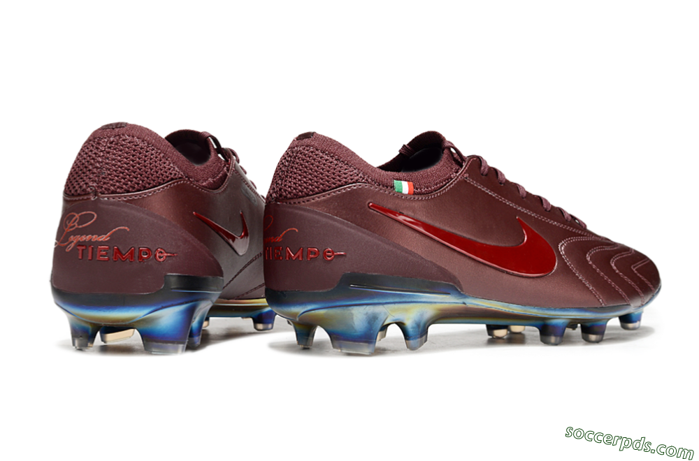 Nike Tiempo Legend 10 Elite FG Low-Tops Football Boots - Red/Gold 6