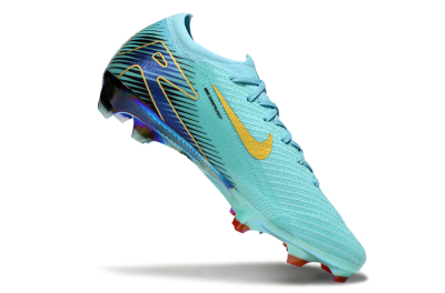 Nike Air Zoom Mercurial Vapor 16 Elite FG Low-Tops Football Boots - Jade/Gold/Blue