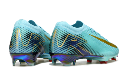 Nike Air Zoom Mercurial Vapor 16 Elite FG Low-Tops Football Boots - Jade/Gold/Blue