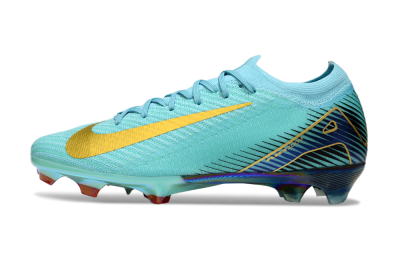 Nike Air Zoom Mercurial Vapor 16 Elite FG Low-Tops Football Boots - Jade/Gold/Blue