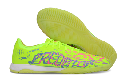 Adidas Predator 25 Elite IC Low-Tops Football Shoes - Yellow/Pink/White