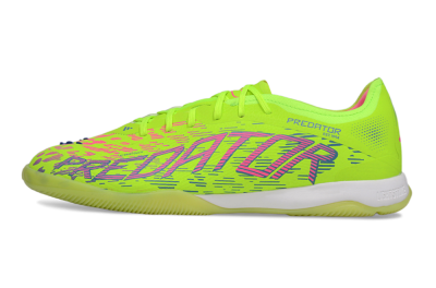 Adidas Predator 25 Elite IC Low-Tops Football Shoes - Yellow/Pink/White